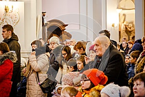 CHRISTMAS CATHOLIC SPIRITUAL SERVICES HELD IN THE CHURCH