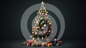Christmas Celebration. Christmas concept. Santa Claus. Christmas Tree. Happy New Year. New Year Concept. Santa Claus Concept.