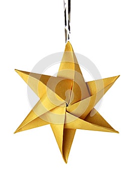 Christmas celebration golden star