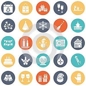 Christmas Celebration Vector Icons Pack