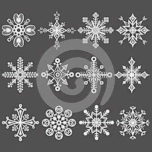 Christmas Chalkboard Snowflakes
