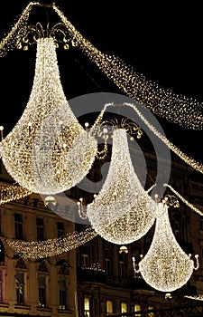 Christmas chandeliers photo