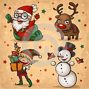 Christmas characters photo