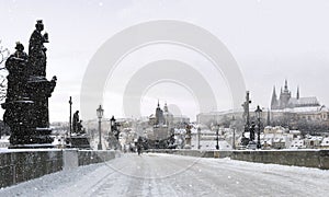 Christmas on Charles bridge