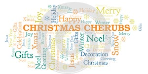 Christmas Cherubs word cloud