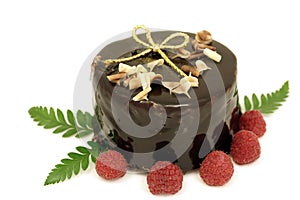 Christmas chocolate cake
