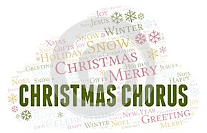 Christmas Chorus word cloud