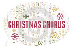 Christmas Chorus word cloud