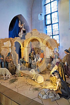 Christmas in a church