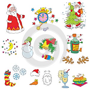 Christmas clip-arts (vector)