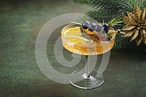 Christmas cocktail for party