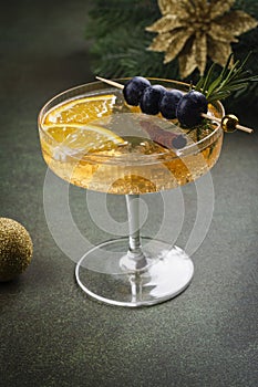 Christmas cocktail for party