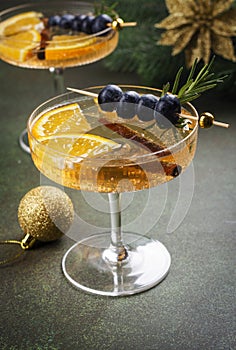 Christmas cocktail for party