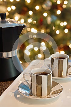 Christmas Coffee Espresso Maker