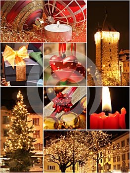 Christmas collage