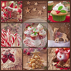 Christmas collage photo