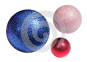 Christmas color spheres