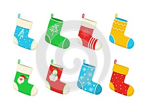 Christmas colorful socks.