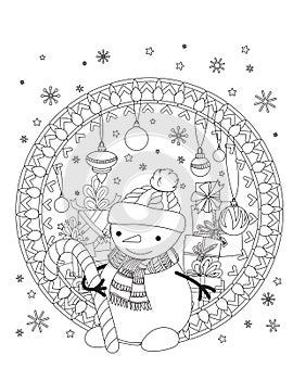 Christmas coloring page