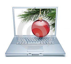 Christmas Computer Online Shopping