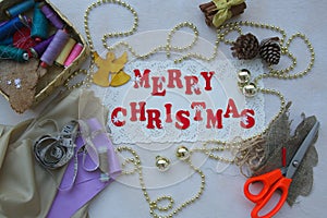 Christmas congratulations for seamstresses