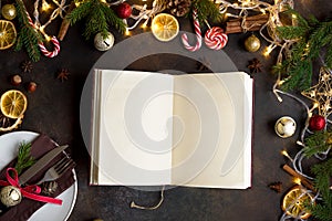 Christmas Cookbook or Menu