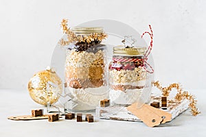 Christmas Cookie Mix in Jars photo