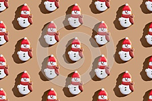 Christmas cookies decor festive pastry pattern