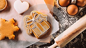 Christmas cookies festive bakery gingerbread