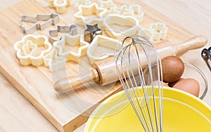 Christmas cookies preparation