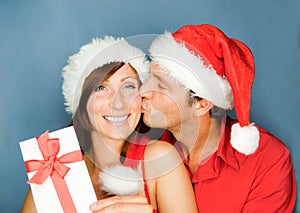 Christmas couple