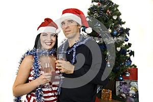 Christmas couple