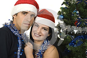 Christmas couple