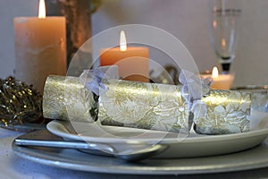 Christmas Cracker with Candles