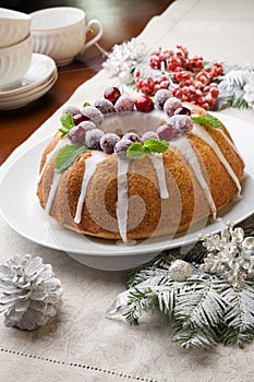 Christmas Cranberry Cake