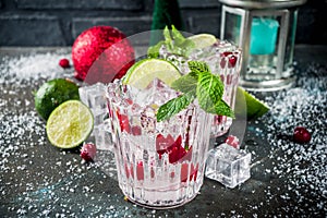 Christmas Cranberry cocktail