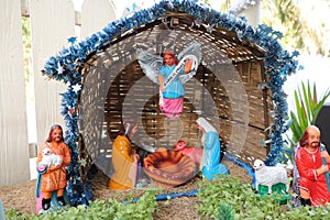 Christmas crib at Our Lady of the Immaculate Conception Church - Goa churches - Goa tourism - India travel - religious tour