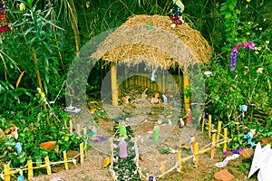 Christmas Cribe Decorations, In Kerala