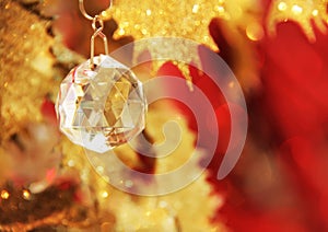 Christmas Crystal Ornament