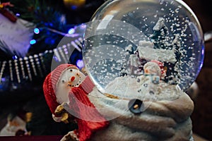 Christmas crystalball