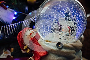 Christmas crystalball