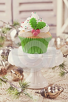 Christmas cup cake