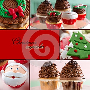 Christmas cupcake