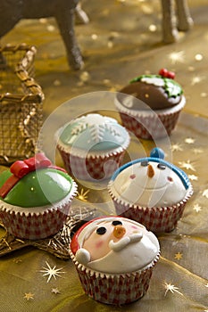 Christmas cupcakes