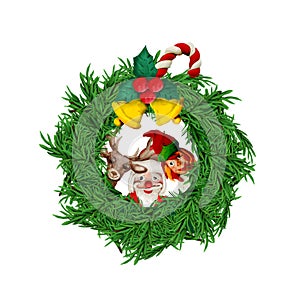 Christmas 3D Greeting card frame