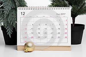 Christmas December calendar 2017