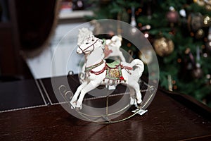 Christmas decor - vintage horse