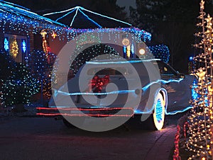 Dekoriert haus a ein traum auto 