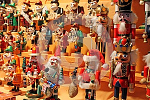 Christmas decoration on advent market.