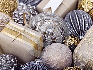 Christmas decoration background.